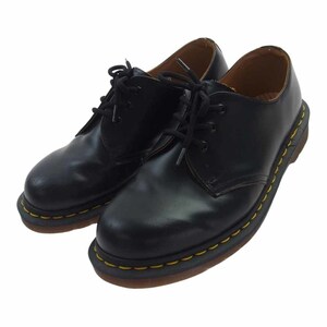 Dr.Martens ドクターマーチン 12877001 イングランド製 VINTAGE 1461 3 EYE SHOE 3ホール レザー シューズ ブラック系 UK7【中古】