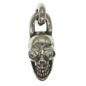 GABOR Gabor gabolato Lee Mali a gem judgement document attached single Skull happy Skull diamond custom pendant top [ used ]