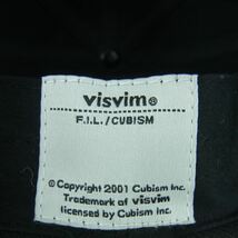 VISVIM ビズビム 16AW 0115203003026 EXCELSIOR CAP I LIKE OLD CARS キャップ 帽子 コットン 日本製 ブラック系 SM【中古】_画像6