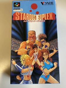 SFC スターダストスープレックス　取説、箱付き