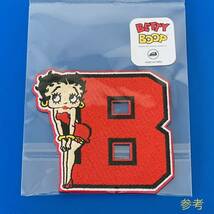 Betty Boop 011 ベティ ブープ ワッペン アイロンワッペン 刺繍ワッペン アメリカ雑貨 新品未開封_画像2