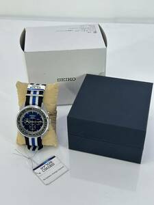 SEIKO セイコー 腕時計 ソーラー クロノ SSC619P1. ほぼ未使用品