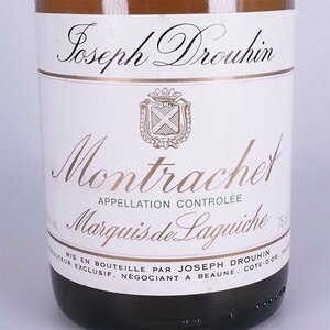 ★ジョセフ ドルーアン モンラッシェ マルキ ド ラギッシュ 1987年 白 750ml 16%未満 ブルゴーニュ JOSEPH DROUHIN L17013