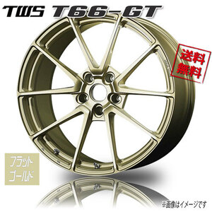 TWS TWS T66-GT フラットゴールド 19インチ 5H120 10J+33 1本 72.5 業販4本購入で送料無料