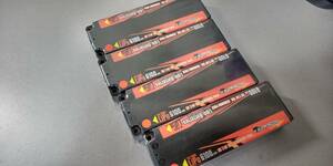 SUNPADOW S-ERCシリーズ6100mAh 7.4V　リポバッテリー　中古4本セット