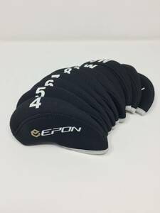 新品★EPON★エポン アイアンカバー １０個セット　ブラック