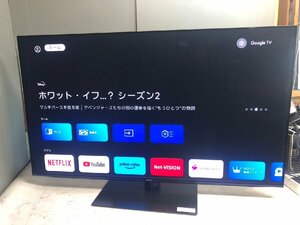 NI010079◆SHARPシャープ◆AQUOS 2023年製 4K有機ELテレビ　55V型　4Kチューナー内蔵　4T-C55FS1※直接引き取り限定！