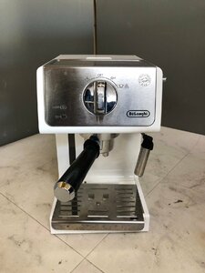 NI010270◆DeLonghi デロンギ◆アクティブ エスプレッソ・カプチーノメーカー ECP3220J-W トゥルーホワイト※ジャンク 直取歓迎！