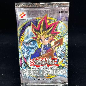 絶版 遊戯王 Metal Raiders メタルレイダーズ 鋼鉄の襲撃者 英語 北米 MRD 未開封パック