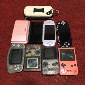 任天堂ゲームボーイ MGB-001×3/USG-001×1/AGB-001×1/NTR-001×1、psp3000。 psp2000 計8台 まとめ売り(s06)