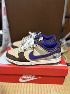 未使用　NIKE DUNK LOW "SETSUBUN" DQ5009-268 （ベージュ/ブラウン/パープル）26ｃｍ　節分