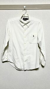 【Ralph Lauren ラルフローレン】オックスフォードコットンシャツ(ボタンダウン) L 古着