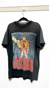 超希少(本物) 【AKIRA アキラ】80's vintage Tシャツ FRUIT OF THE LOOMボディ(M) 古着 アニメ 映画