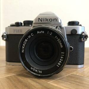 Nikon ニコン FM2 + NIKKOR-H・C Auto f2 50mm フィルムカメラ レンズ 一眼レフ 