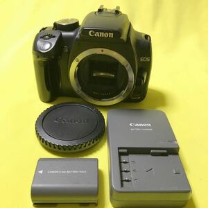 キャノン Canon EOS Kiss Digital N　ブラック　デジタルカメラ　本体 #1610708690 　+　充電器　CB-2LW +　バッテリー　NB-2LH