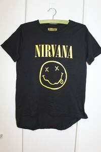 【G.U】ニルヴァーナ(NIRVANA) Tシャツ Lサイズ 中古