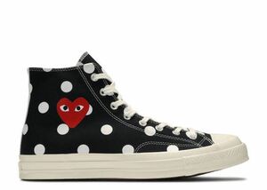 Converse COMMEDESGARONS X CHUCK TAYLOR ALL STAR 70 HI POLKA DOT