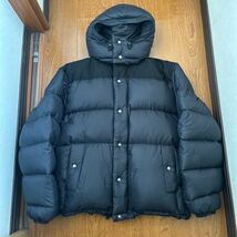 Crescent Down Warks × TRES BIEN Hooded Puffer Jacket M USA製 トレビアン 黒_画像1