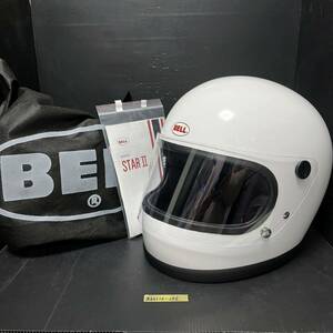 BELL STAR2 STARⅡ スター2 レトロ 復刻 ヘルメット ソリッドホワイト Lサイズ 59-60 ベル アクティブ (A60110-106) 