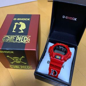 限定生産　G-SHOCK×ワンピースコラボ　ルフィモデル　電池切