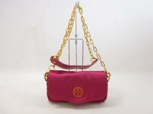 TORY BURCH / トリーバーチ ショルダーバッグ ミニクランチバッグ ゴールドチェーン レディース ビビットピンク