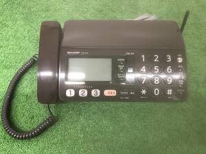 s1516［訳あり］SHARPデジタルコードレスFAX電話機 UK-310CW※親機のみ/一部破損箇所あり