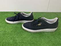 【s1572】【中古品】 PUMA プーマ メンズシューズ 27㎝ 靴 紺色 _画像3