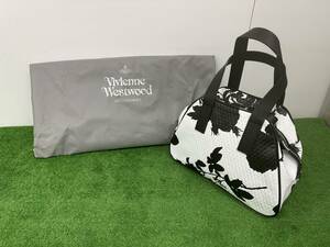 【s1574】【中古品】 Vivienne Westwood ヴィヴィアンウエストウッド かばん バッグ ハンドバッグ 鞄 ホワイト ブラック