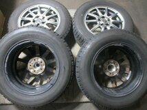 2022年製 195/65R15 91Q BRIDGESTON 15x6J +45 5H/100 COSMIC【個人宅発送不可商品】ICEPARTNER2 6~9部山程度_画像6