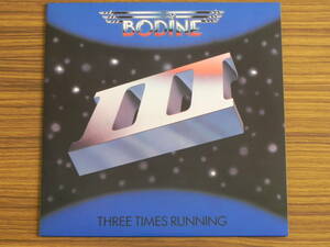 ★国内盤LP★BODINE / THREE TIMES RUNNING ボーディーン / 鋼鉄の勲章 3rdアルバム ワーナー・パイオニア P-11456★