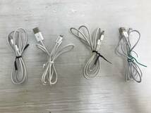 浜/ELECOM/Lightningケーブル/10本セットまとめ売り/動作未確認/USB-A使用/充電/データ転送/エレコム/ライトニング/12.21-28MO_画像8