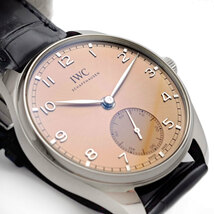 IWC ポルトギーゼ オートマティック 40 SALMON IW358313 自動巻き ステンレススティール メンズ IWC 中古 【時計】_画像8