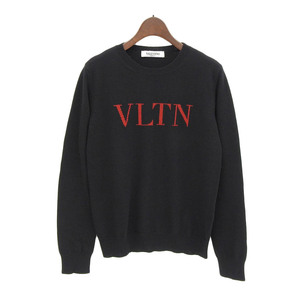 ヴァレンティノ VLTN ロゴ ニット SB3KC10546T レディース ブラック VALENTINO 中古 【アパレル・小物】