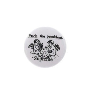 新品 17SS Supreme FTP Button 缶バッジ