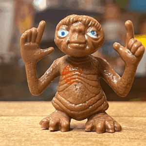 Bootleg E.T. PVC フィギュア ET Extra Terrestrial イーティー トイ おもちゃ SF映画 SF 映画 キャラクター TOY オモチャ 玩具 香港製