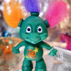 宇宙人 トロール GLEEPS グリープス グリーン trolls us toy おもちゃ トイ フィギュア トロール人形 american toys ビンテージ アメキャラ