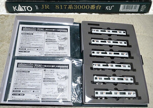 グリーンマックス 30414 　817系 3000番代 基本3両編成セット＋30415 JR817系3000番代 増結3両セット(動力無し)