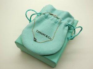 ■中古 Tiffany ティファニー エルサ・ペレッティ カラー バイ ザ ヤード アクアマリン ブレスレット SV925