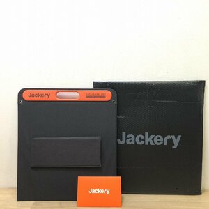 ★【使用感少なめ/良品】 Jackery ジャクリ SolarSaga 100W ソーラーパネル JS-100C 防災 キャンプ 折りたたみ式 ポータブル電源対応 (1)