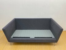 ■【1円～】BoConcept OSAKA SOFA ボーコンセプト オオサカ ソファ 2人掛けソファ 布張り 2シーター 幅170cm ブルー モダン 北欧 名古屋_画像3