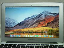即決は送料無料Apple11.6インチMacBook AirノートパソコンSSD128GB MC969J/A macOS10.13.6High Sierra1.6GHz Corei5 2コア4GアップルA1370_画像3
