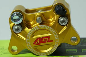 ★☆金　AGL　正規品　 2pot キャリパー 汎用カニキャリパー 蟹 84mm フランドー ブレンボ　シグナスx　ＰＣＸ　ｃｂ　ｘｊｒ　☆★