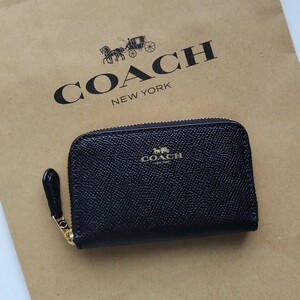 【新品】coach コーチ コインケース　小銭入れ　ブラック