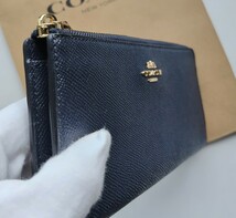 【新品】COACH　コーチ　長財布　ラウンドジップ 　ミッドナイト_画像5