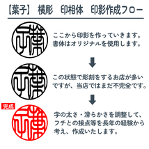 【特選！柘15.0mm 高級ケース付】老舗店の本格印鑑　実印銀行印はんこ　即発送_画像9