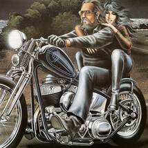 ポスター★David Mann×Easyriders 027『Crest Line』★Chopper/ナックル/パンヘッド/ショベル/ヘルズエンジェルス/Hell's Angels_画像5