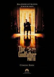 海外版ポスター『ゴッドファーザー PART III』（The Godfather Part III）アドバンス版★フランシス・フォード・コッポラ/アル・パチーノ