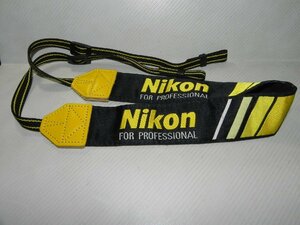 Nikon PROFESSIONAL ストラップ (黒+黄色)