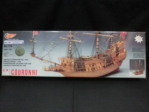 訳あり 未組立品 MANTUA MODEL マンチュアモデル LA COURONNE ラ・クローン 1636 Art.778 1/98 帆船模型
