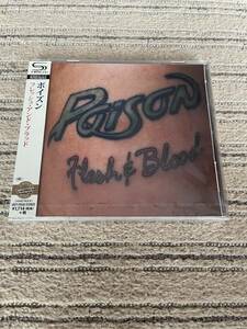 【新品未開封】POISON ポイズン/FLESH & BLOOD・国内盤 SHM-CD リマスター